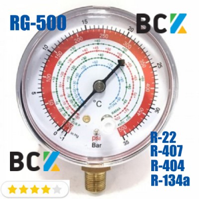 Манометр RG-500 н. Д. під фреон R22 R134 R404 R-407 висока сторона для фреонових холодильних систем Китай