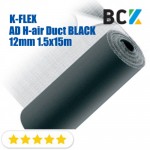 Рулон K-FLEX AD H-air Duct BLACK 12mm 1.5x15m ізоляція каучукова листова самоклеюча продаж рулоном ціна за 1кв.м. Рулон K-FLEX AD H-air Duct BLACK 12mm 1.5x15m ізоляція каучукова листова самоклеюча продаж рулоном ціна за 1кв.м.