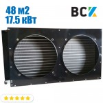 Конденсатор повітряного охолодження FN-48.0/CD-48.0 17.5 кВт 1250x200x630mm
