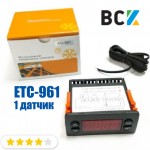 Контролер ETC 961 1 датчик Elitech блок управління аналог eliwell 961 регулятори температури для холодильних і морозильних камер Контролер ETC 961 1 датчик Elitech блок управління аналог eliwell 961 регулятори температури для холодильних і морозильних камер