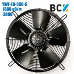 Вентилятор осьовий YWF 4D-350-S на всмоктування 380 1380 об/хв 350мм