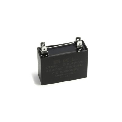 Конденсатор пусковий прямокутний 3.5µF 450VAC CBB61 47x18x34mm SKL CAP656UN Конденсатор пусковий прямокутний 3.5µF 450VAC CBB61 47x18x34mm SKL CAP656UN