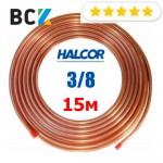 Труба мідна м'яка 3/8" (9.53x0.81) Halcor Греція від бухти 15м